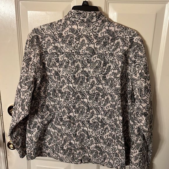 Womens Sz 1X Analogy Plus Jacket Blue/white - Picture 5 of 5